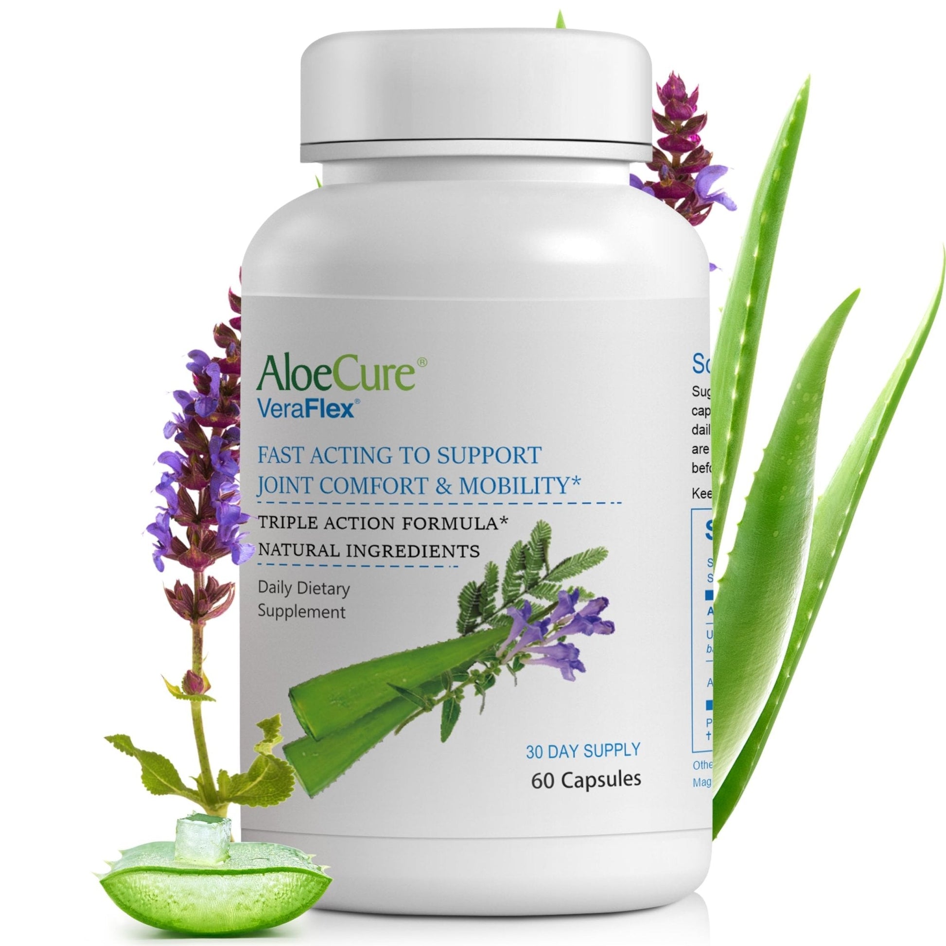 AloeCure VeraFlex Natural Joint Support Supplement with USDA Organic Aloe Vera - Maple Wellness Supplements