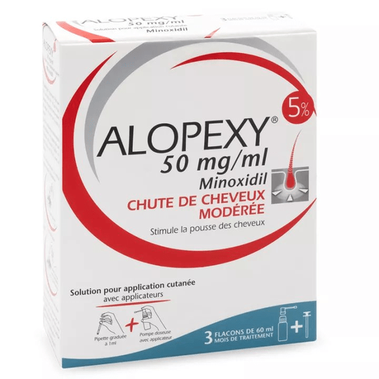 ALOPEXY 5% Minoxidil Solution 3 x 60ML - Maple Wellness Supplements