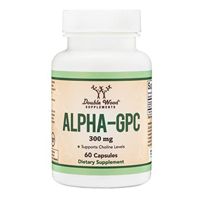 Alpha GPC Choline 600mg Capsules - Brain Support Supplement for Focus, Memory - Maple Wellness Supplements