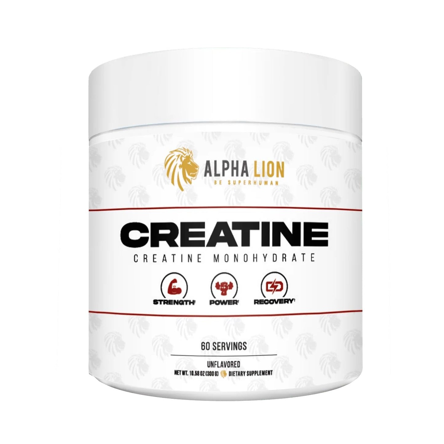 ALPHA LION Creatine Monohydrate Powder, 5000mg Per Serving (5g), Supports Muscle Strength, Power, Athletic Performance, Pure Creatina Monohydrata - Maple Wellness Supplements