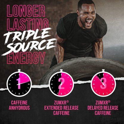 ALPHA LION Superhuman Extreme High Stim Pre Workout Powder, Beta Alanine, L-Taurine & 356mg Tri-Source Caffeine for Sustained Energy, Nitric Oxide & Citrulline for Pump (21 Servings, Slaughtermelon) - Maple Wellness Supplements
