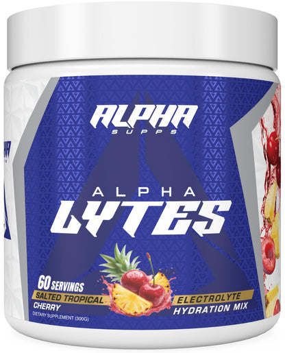 Alpha Lytes - Electrolyte Powder Daily Hydration Drink Mix - Sugar-Free, Zero Calorie Instant Formula with Trace Minerals and Antioxidants - Maple Wellness Supplements