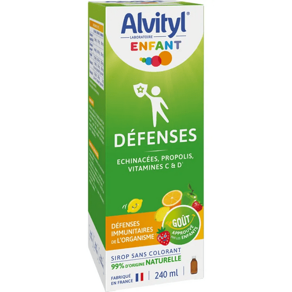 Alvityl Défenses Echinacea, Propolis, Vitamin C & D Syrup 240 ml - Maple Wellness Supplements