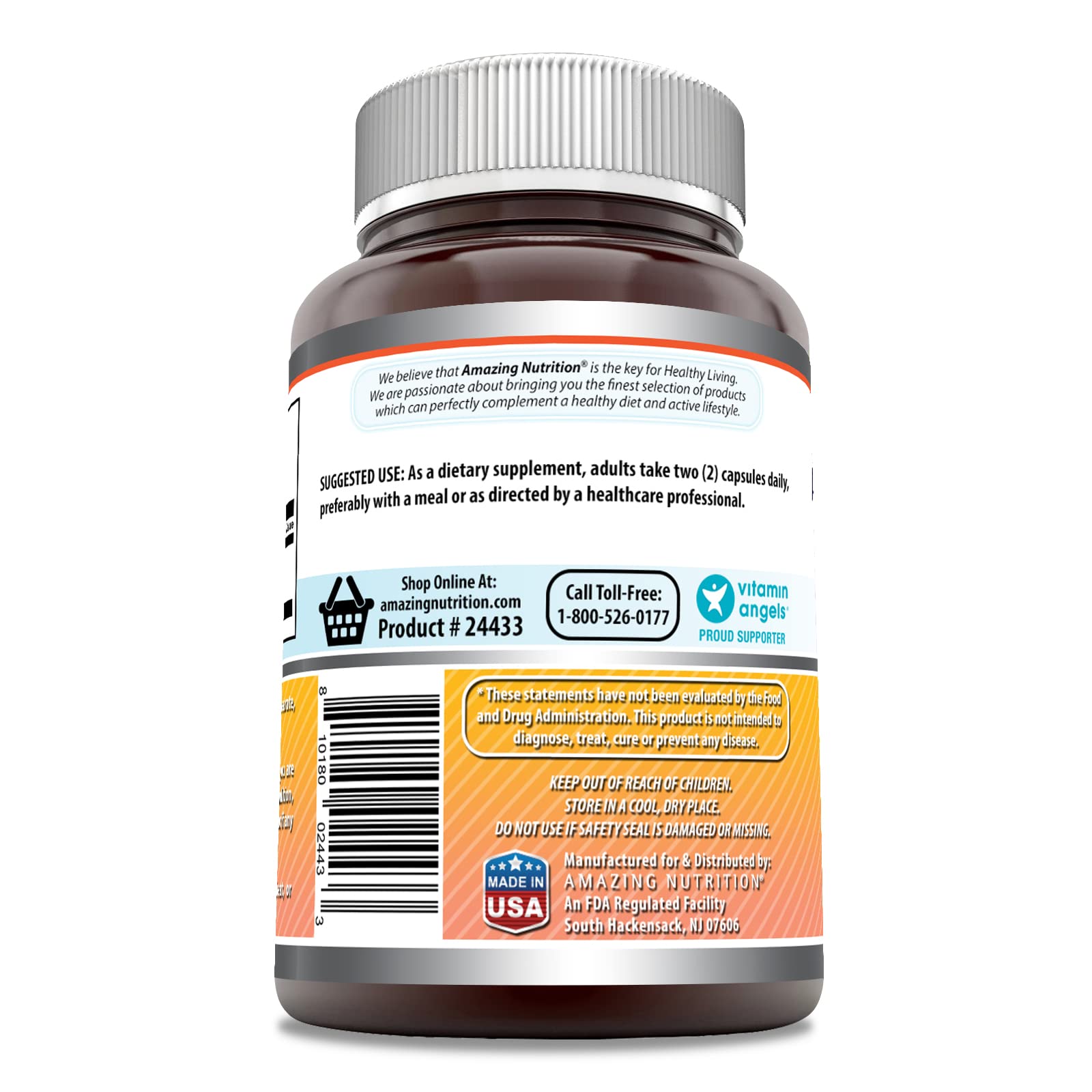Amazing Formulas Berberine 1000mg Per Serving 120 Capsules Supplement | Non GMO - Maple Wellness Supplements