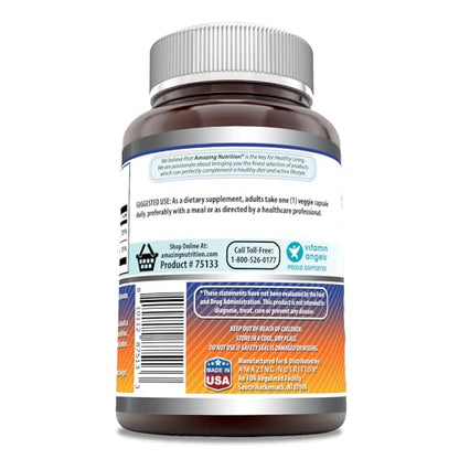 Amazing Formulas Vitamin D3 5000 IU with Vitamin K2 100 Mcg| 250 Veggie Capsules - Maple Wellness Supplements