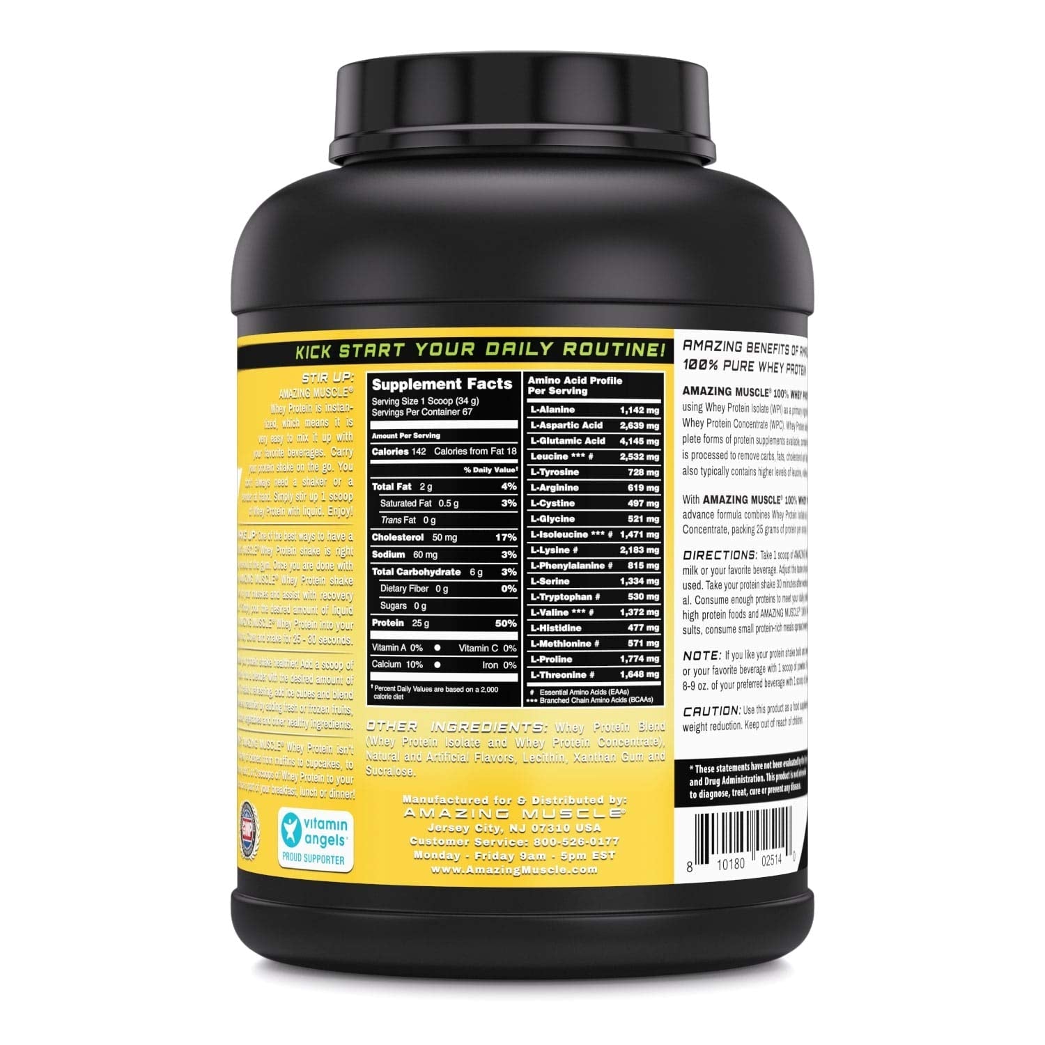 Amazing Muscle 100% Whey Protein Powder *Advanced Formula with Whey Protein - Maple Wellness Supplements