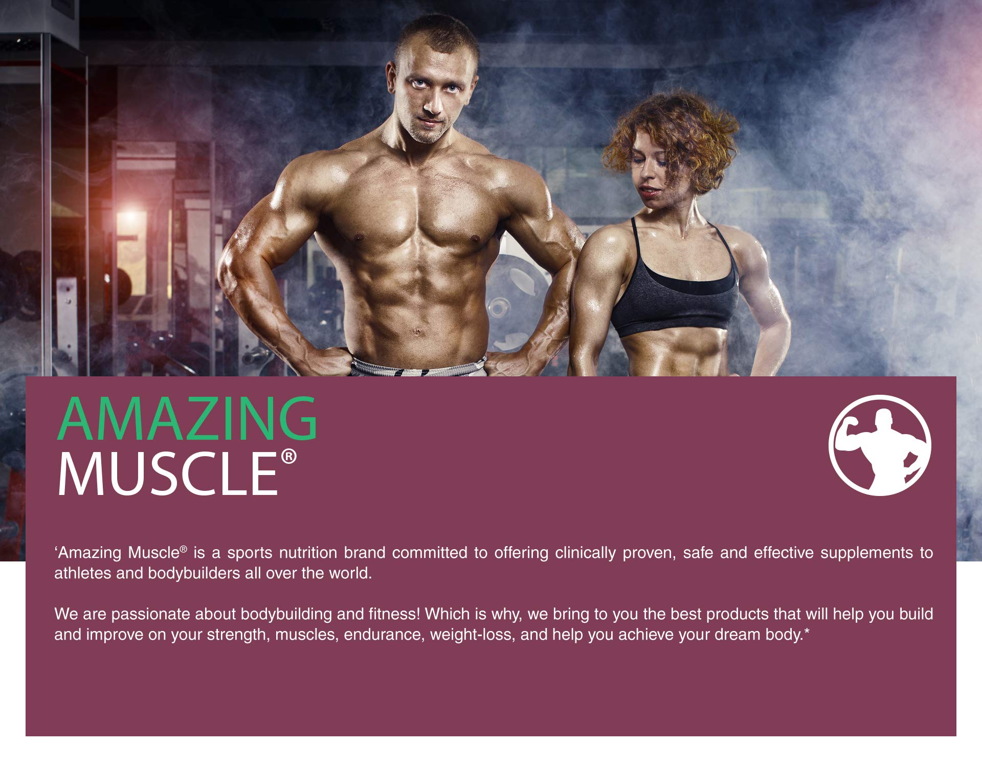 Amazing Muscle 100% Whey Protein Powder *Advanced Formula with Whey Protein - Maple Wellness Supplements