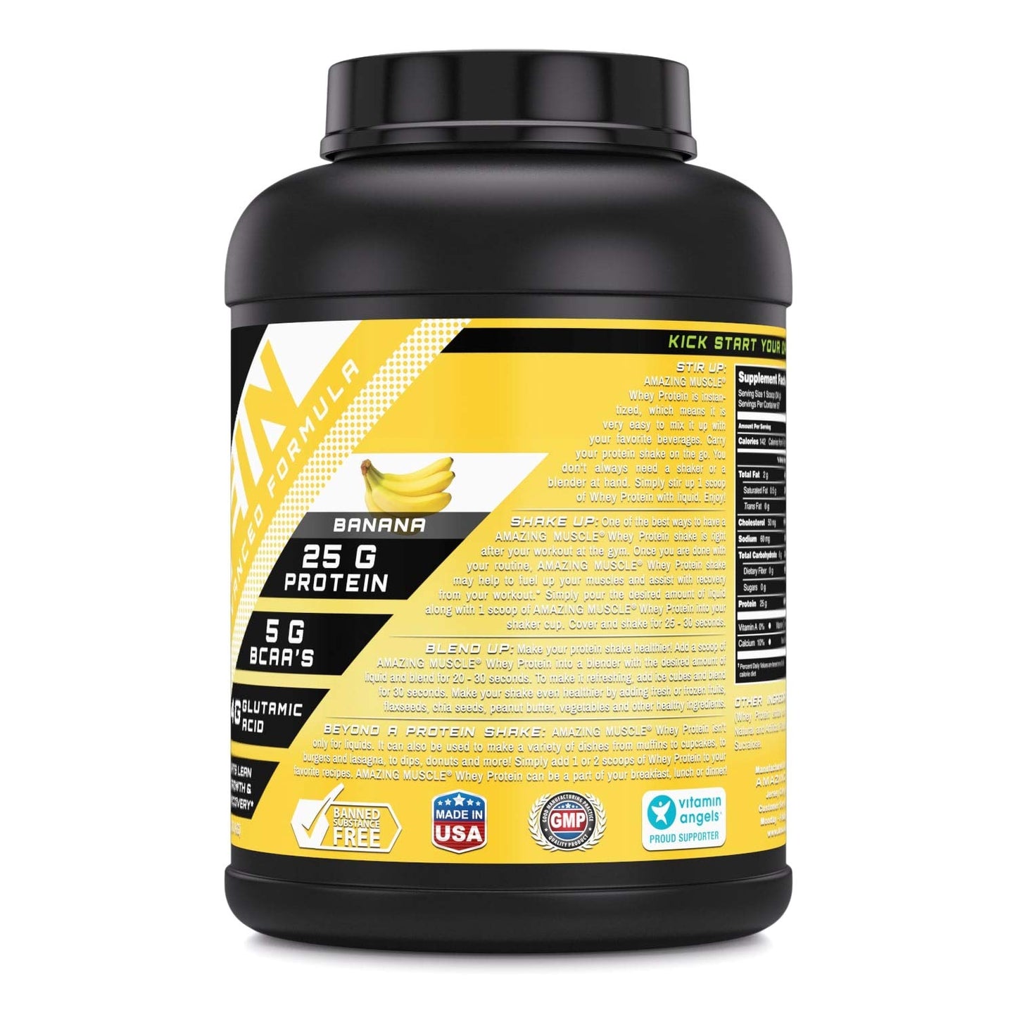 Amazing Muscle 100% Whey Protein Powder *Advanced Formula with Whey Protein - Maple Wellness Supplements
