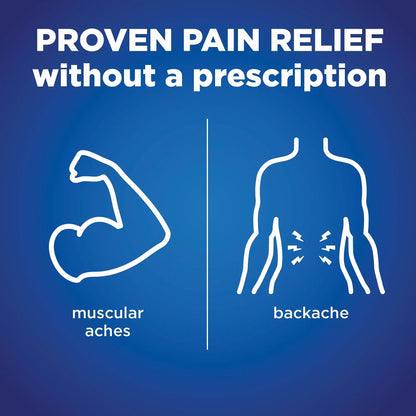 Amazon Basic Care Back and Muscle Pain, 220 mg Naproxen Sodium Tablets, 12-Hour Pain Relief, Headache, Arthritis, Menstrual Cramps, Fever Reducer, 90 Count - Maple Wellness Supplements