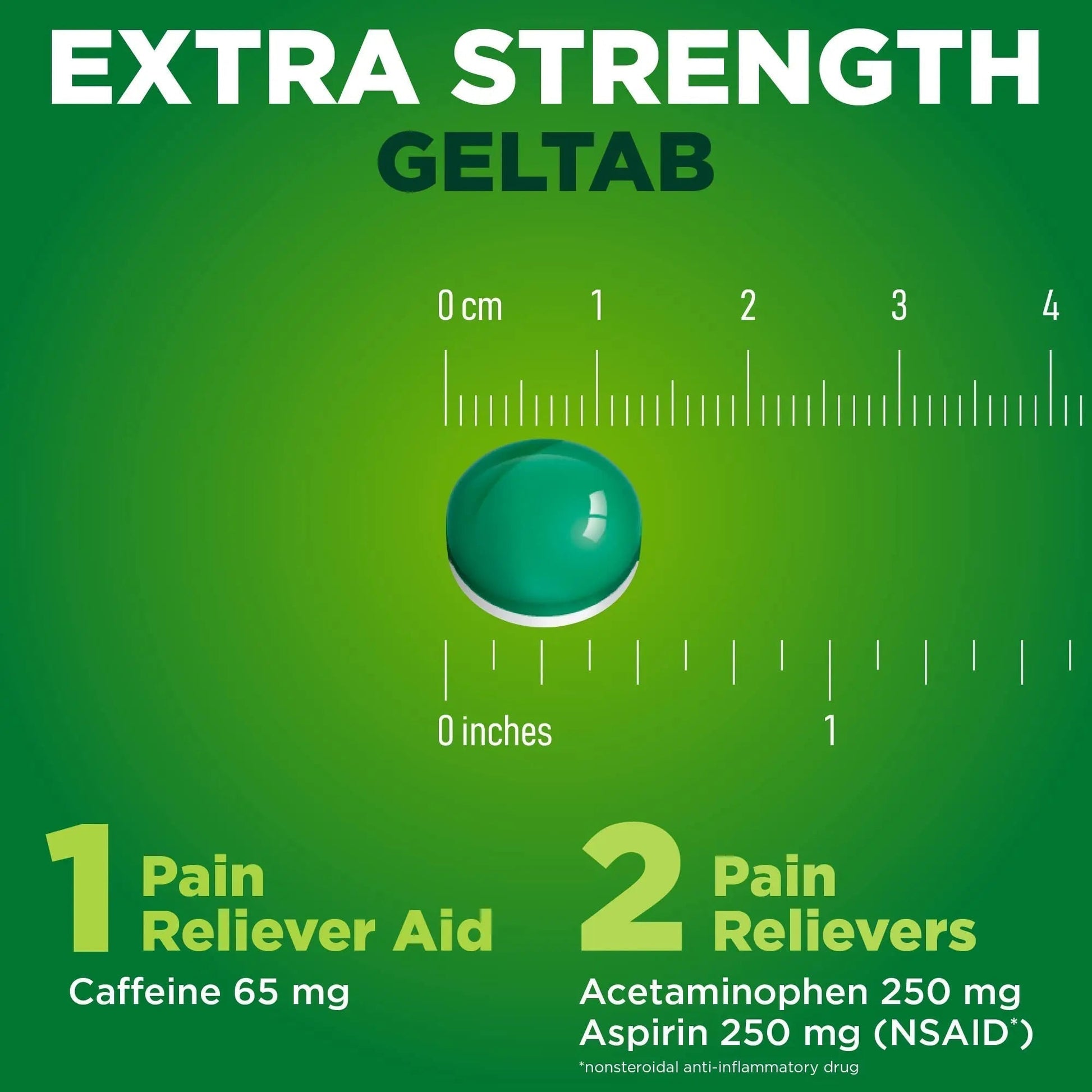 Amazon Basic Care Extra Strength Headache Relief Geltabs, Pain Reliever for Arthritis, Menstrual Pain and Cramps, 80 Count - Maple Wellness Supplements