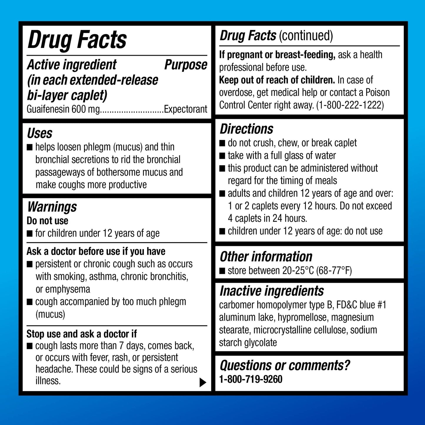 Amazon Basic Care Guaifenesin Extended-Release Tablets, 600 mg, 12 Hour Expectorant for Chest Congestion and Mucus Relief, 20 Count - Maple Wellness Supplements