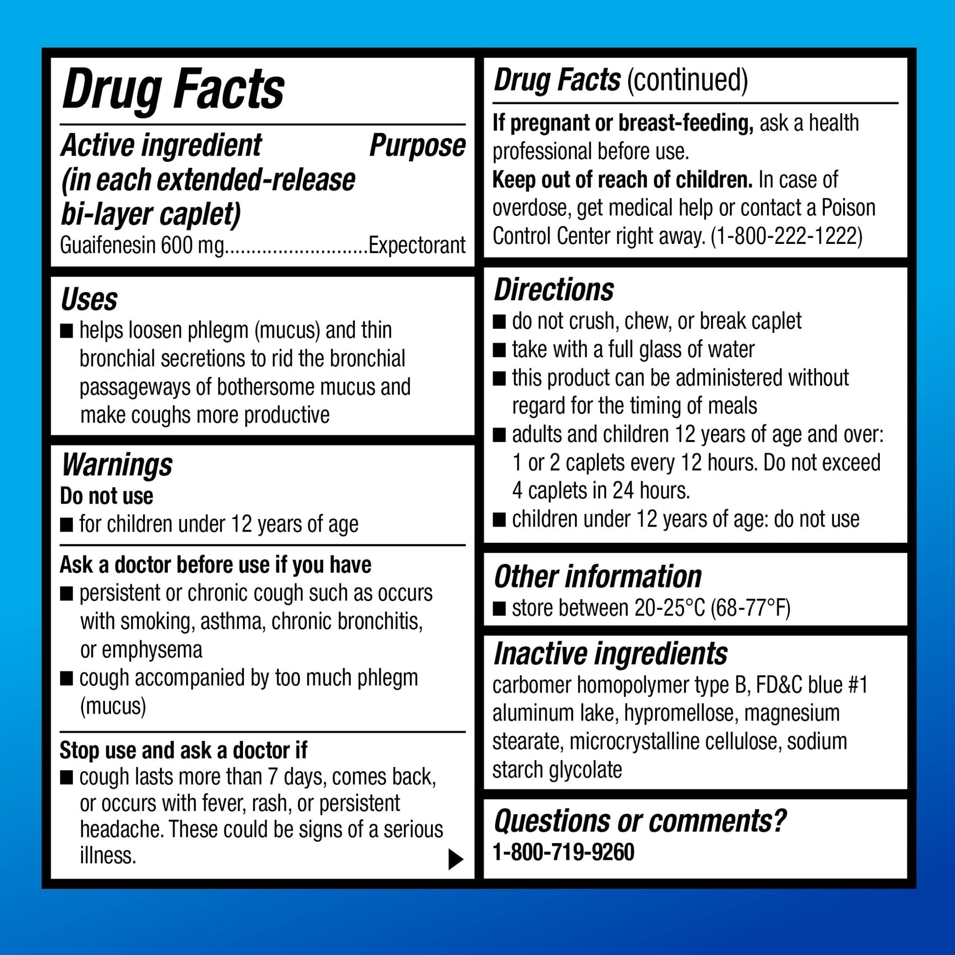 Amazon Basic Care Guaifenesin Extended-Release Tablets, 600 mg, 12 Hour Expectorant for Chest Congestion and Mucus Relief, 20 Count - Maple Wellness Supplements