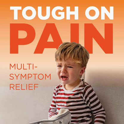 Amazon Basic Care Infants' Ibuprofen Oral Suspension, Pain Reliever and Fever Reducer, 50 mg/1.25 mL, Berry Flavor Concentrated Drops, Dye-Free, 1 fl oz (Pack of 1) - Maple Wellness Supplements