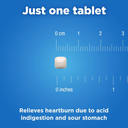Amazon Basic Care Maximum Strength Famotidine Tablets 20 mg, Acid Reducer for Heartburn Relief, Prevents & Relieves Acid Indigestion, Heartburn Medicine, 50 Count - Maple Wellness Supplements