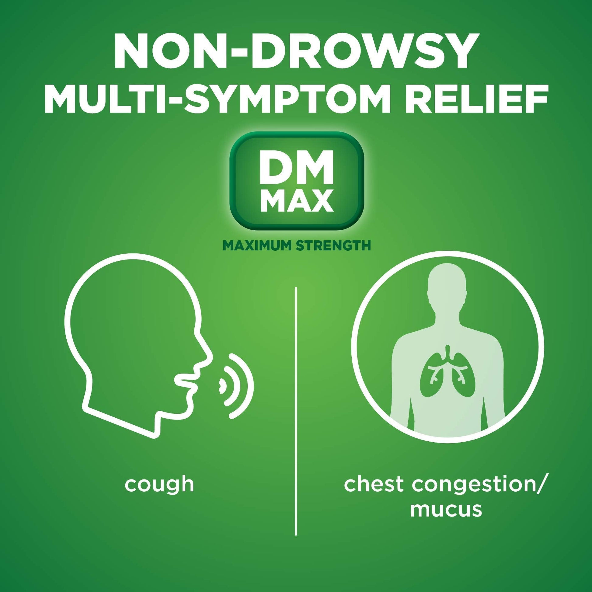Amazon Basic Care Tussin DM MAX, Maximum Strength Cough and Chest Congestion Medicine, Non-Drowsy, Alcohol Free, Expectorant, Raspberry Menthol Flavor, 8 fl oz (Pack of 1) - Maple Wellness Supplements