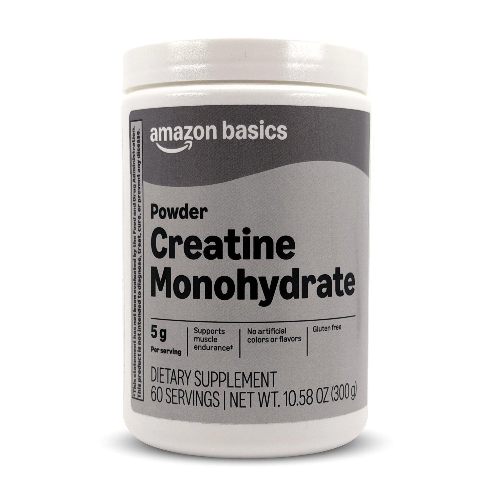 Amazon Basics Creatine Monohydrate Powder, 10.58 oz, 60 Servings - Maple Wellness Supplements