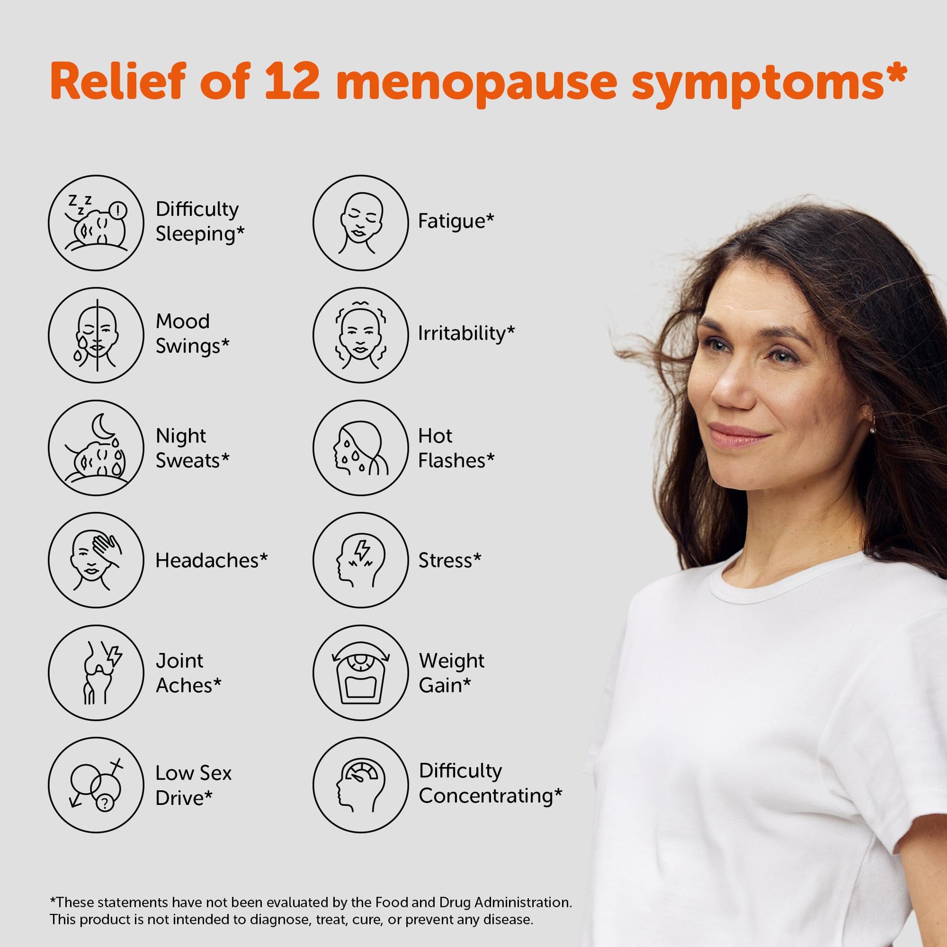 Amberen Menopause Supplement for Women, 60 Gummies, Clinically Proven, Helps Support Hormone Balance, Helps Relieve 12 Menopause Symptoms: Hot Flashes, Night Sweats, Mood Swings and More - Maple Wellness Supplements