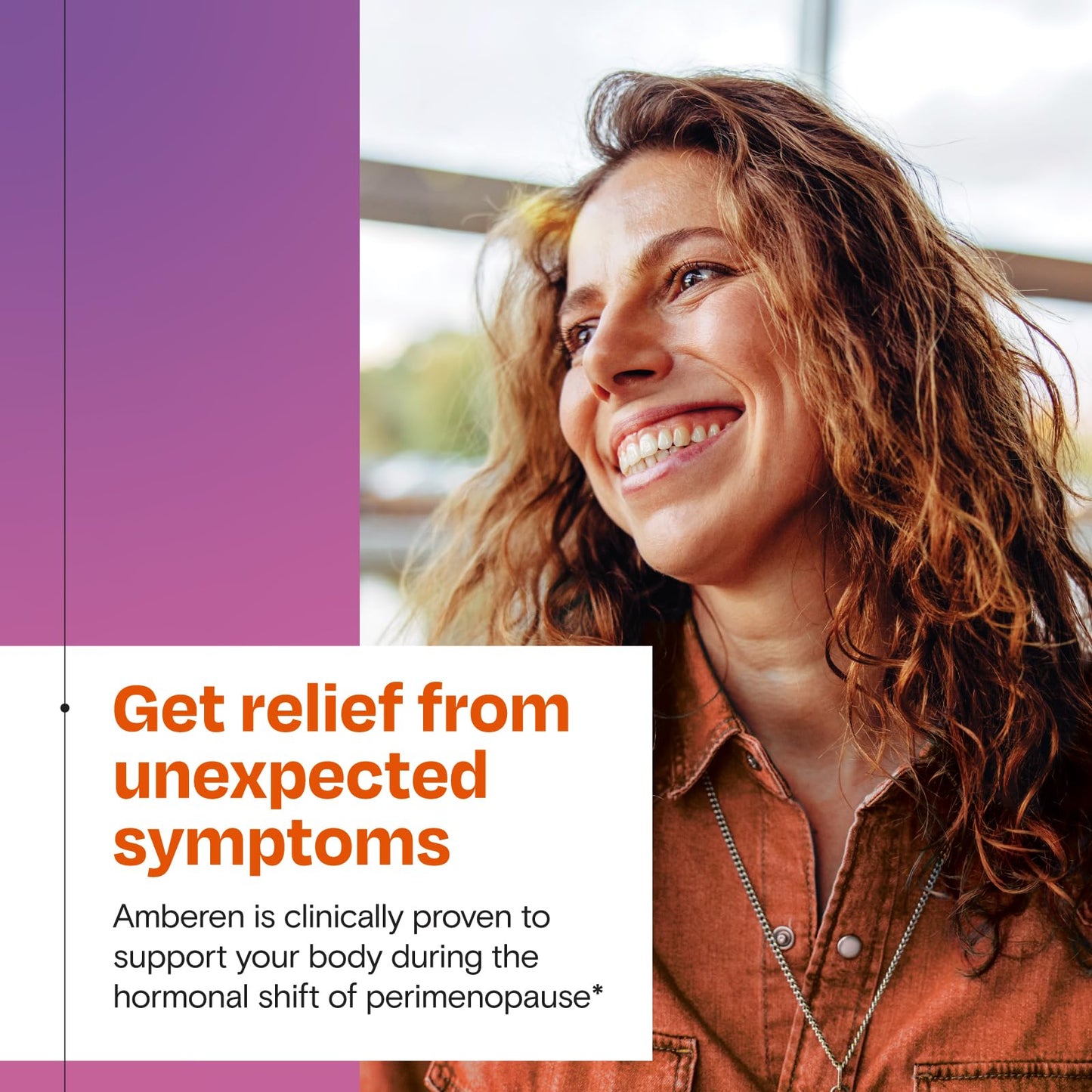 Amberen Perimenopause, Peri-Menopause Multi-Symptom Relief, Vitamin B, Vitamin E & Antioxidants Supplement, Clinically Shown to Help Support Hormone Balance, Hot Flashes & Night Sweats, 60 Count - Maple Wellness Supplements