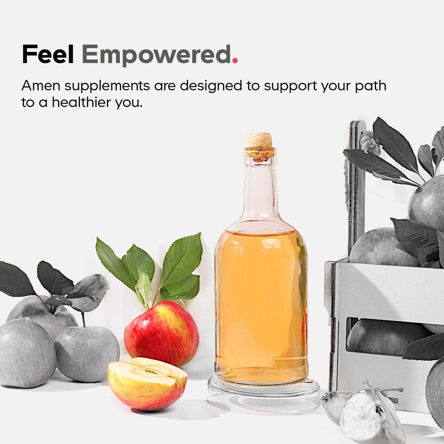 Amen Probiotics Supplement, SBO Probiotic and Organic Prebiotics, 50 Billion CFUs, Shelf Stable, No Refrigeration Required, Flora Daily Probiotic Formula for Women & Men - Maple Wellness Supplements