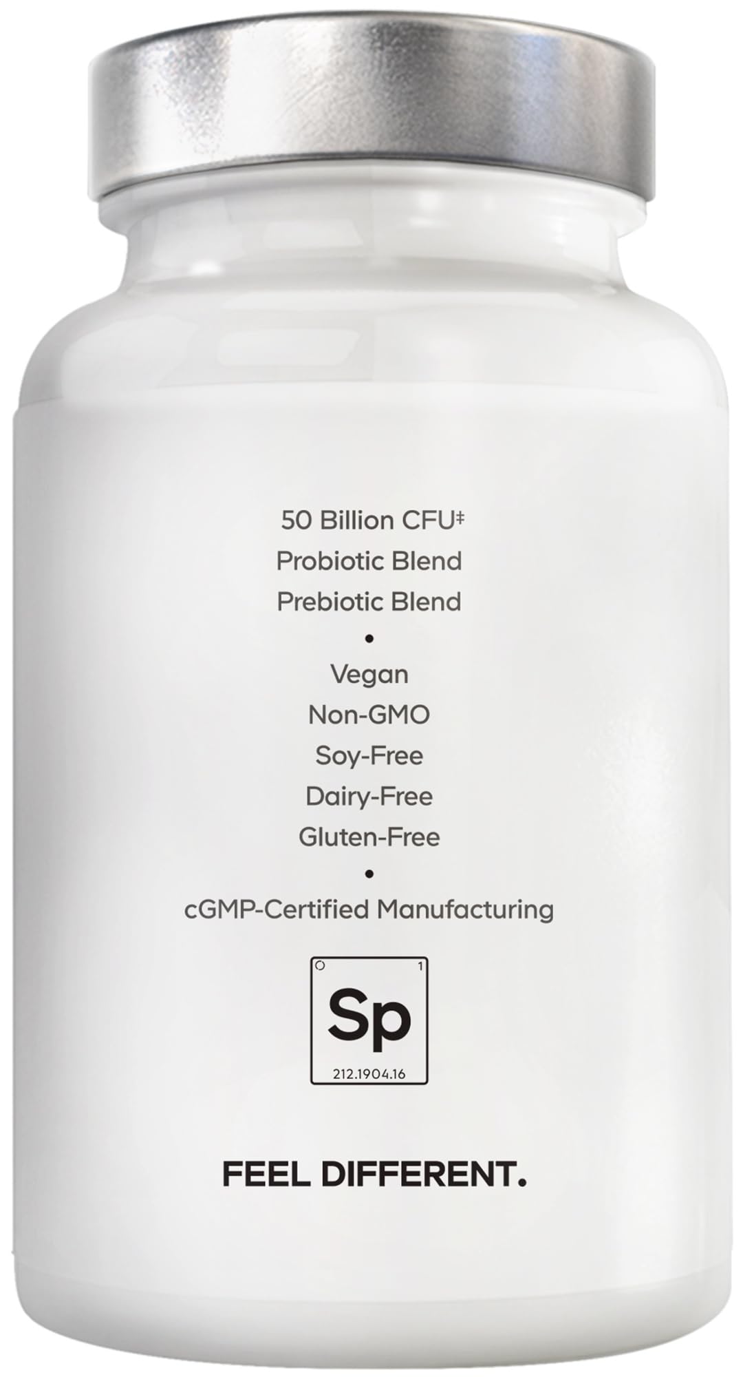 Amen Probiotics Supplement, SBO Probiotic and Organic Prebiotics, 50 Billion CFUs, Shelf Stable, No Refrigeration Required, Flora Daily Probiotic Formula for Women & Men - Maple Wellness Supplements
