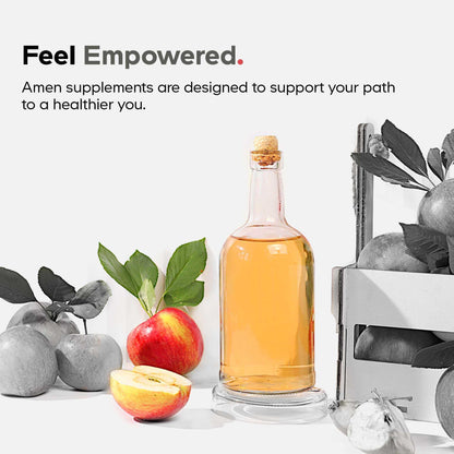 Amen Sea Moss Supplement - 1000mg Organic Irish Sea Moss, Bladderwrack, Burdock - Vitamin C, Aloe Vera, Black Pepper - Seaweed Superfood, Vitamins, Minerals, and Antioxidants - Non-GMO - 90 Capsules - Maple Wellness Supplements
