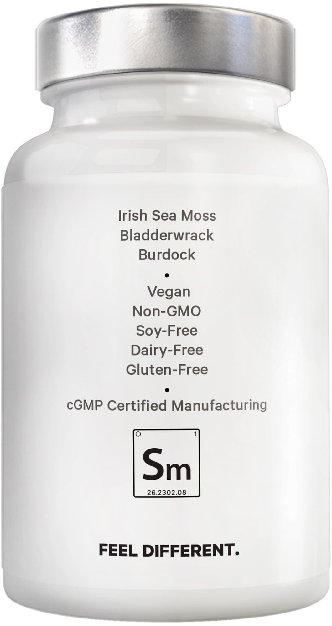 Amen Sea Moss Supplement - 1000mg Organic Irish Sea Moss, Bladderwrack, Burdock - Vitamin C, Aloe Vera, Black Pepper - Seaweed Superfood, Vitamins, Minerals, and Antioxidants - Non-GMO - 90 Capsules - Maple Wellness Supplements