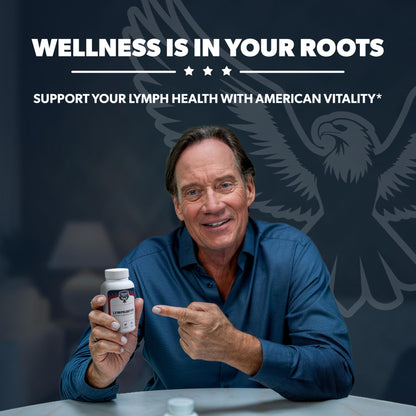 AMERICAN VITALITY LymphaVive Lymphatic Drainage Supplements for Men & Women - Lymphatic Support with Bromelain, Echinacea, Burdock Root, Dandelion, Rutin, Kelp - 60 Capsules - Maple Wellness Supplements