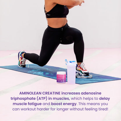 AminoLean Creatine for Women and Men, Pure Micronized Creatine Monohydrate Powder Supplement for Muscle Toning, Mood Support, Energy Boost, and Brain Health, 300g - Maple Wellness Supplements