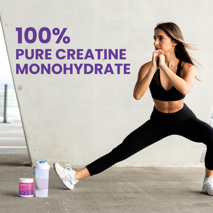 AminoLean Creatine for Women and Men, Pure Micronized Creatine Monohydrate Powder Supplement for Muscle Toning, Mood Support, Energy Boost, and Brain Health, 300g - Maple Wellness Supplements