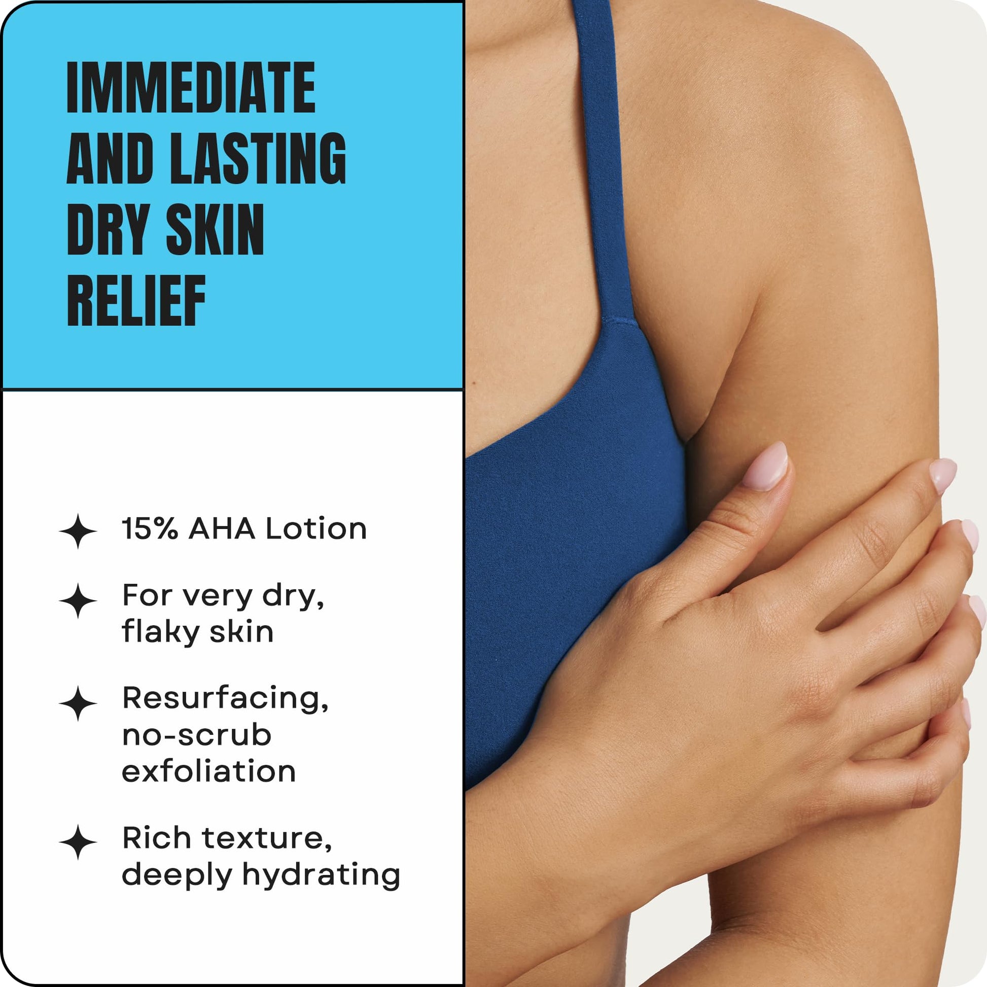AmLactin Intensive Healing - Therapeutic Body Cream for Extremely Dry Skin - No-Scrub Exfoliator and Body Moisturizer Cream - Maple Wellness Supplements