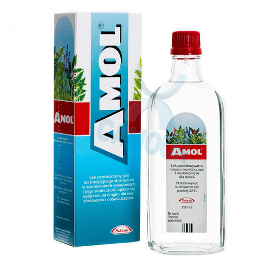 Amol Herbal Based Tonic Internal & External Oral Fluid Skin Care Liquid 250ml - Maple Wellness Supplements