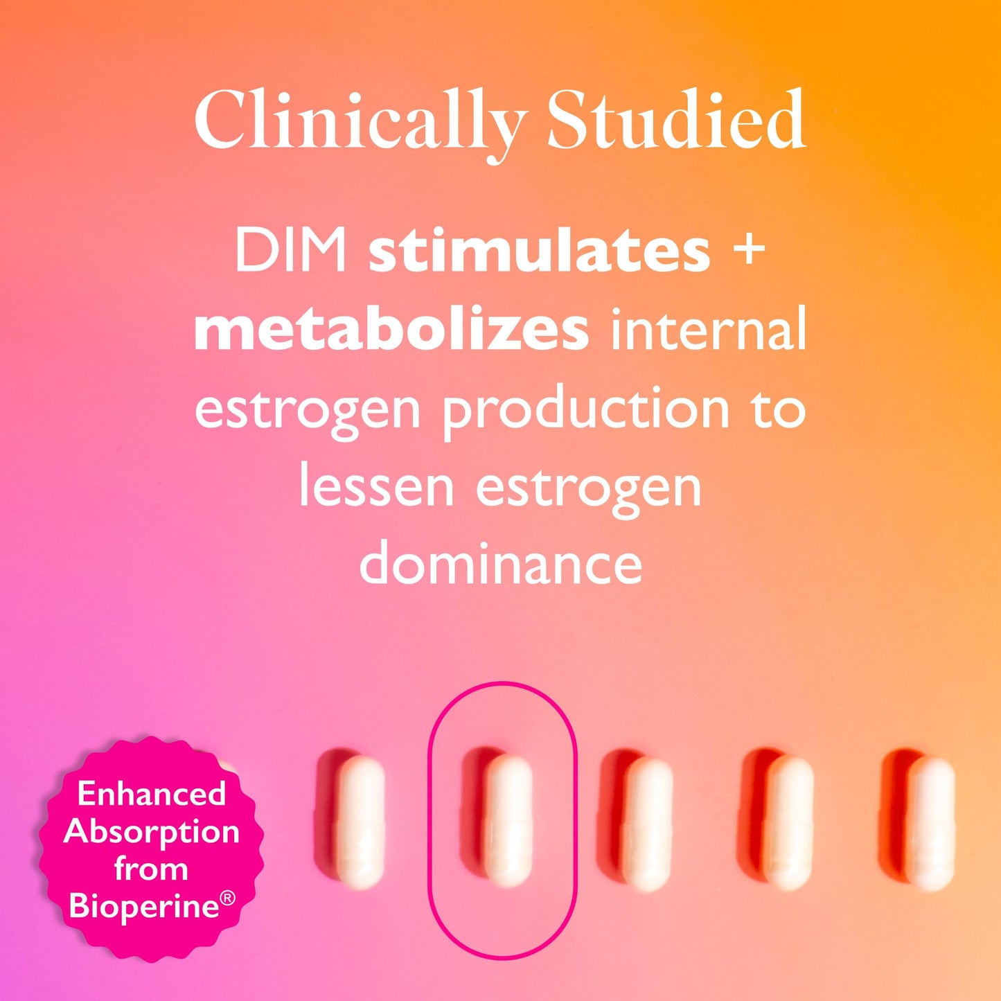 Amy Suzanne 200 DIM Supplement for Women - Estrogen Metabolism and Hormone Harmony for Menopause, Perimenopause & PMS Support - DIM Plus Bioperine for Mood Support - 60 Day Supply, Vegan - Maple Wellness Supplements
