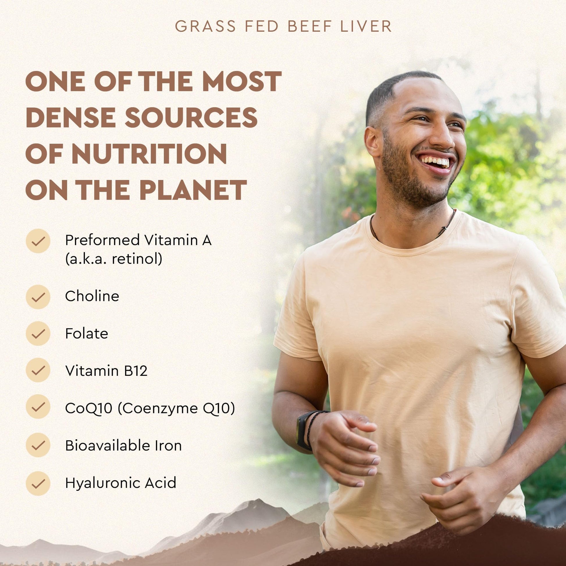 Ancestral Supplements Grass Fed Beef Liver 180 Capsules, Supports Energy Production, Detoxification, Digestion, Immunity and Full Body Wellness - Maple Wellness Supplements