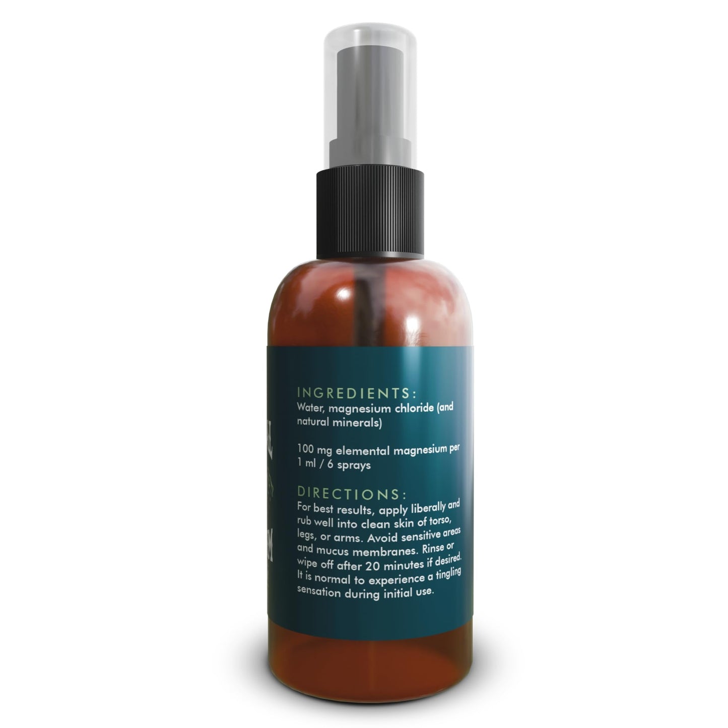 Ancestral Supplements Magnesium Spray, Magnesium for Sleep + Muscle Support, Made with Magnesium Chloride & Natural Minerals, Fast Absorbing Topical Magnesium Oil Supplement for Body Application, 4 oz - Maple Wellness Supplements