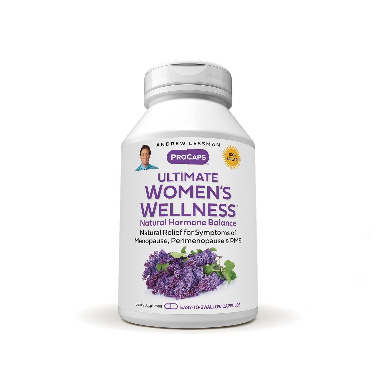 ANDREW LESSMAN Ultimate Women’s Wellness 30 Capsules - Naturally Relieves Menopause Symptoms, PMS, Perimenopause with Soy Isoflavones, EGCG, Cranberry, Indole-3-Carbinol. Easy to Swallow Capsules - Maple Wellness Supplements