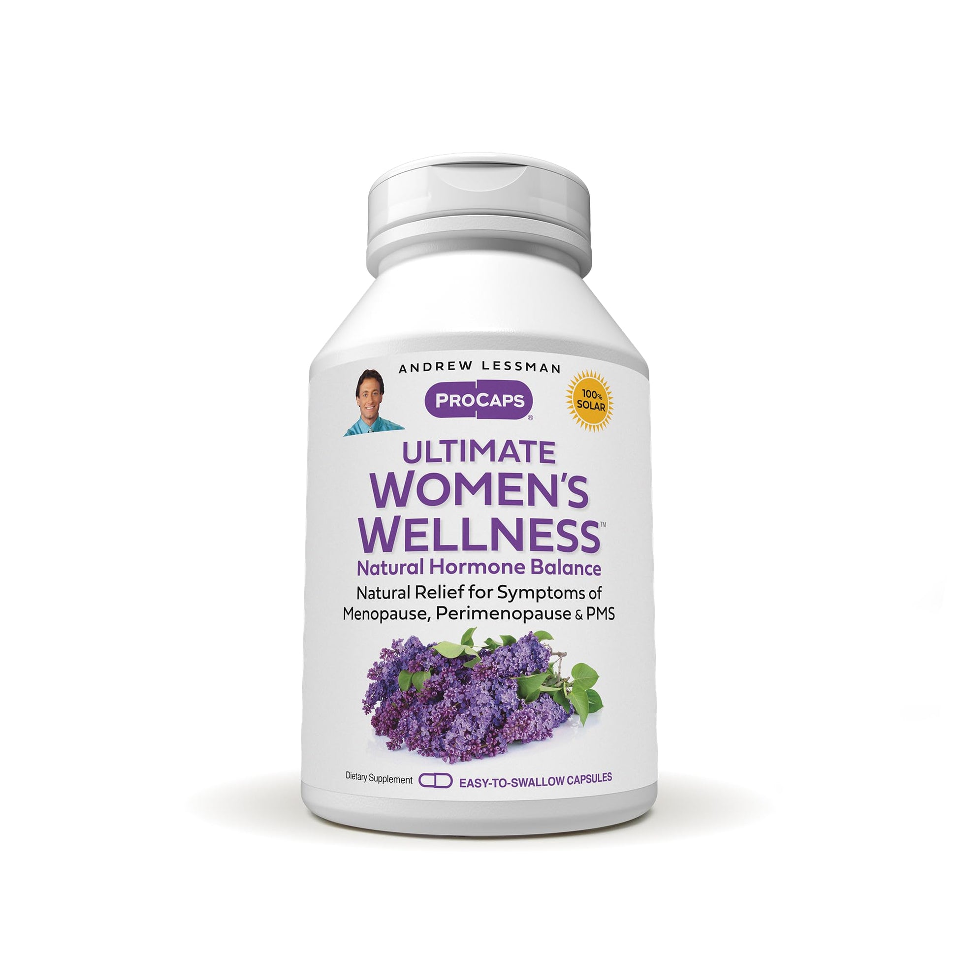 ANDREW LESSMAN Ultimate Women’s Wellness 60 Capsules - Naturally Relieves Menopause Symptoms, PMS, Perimenopause with Soy Isoflavones, EGCG, Cranberry, Indole-3-Carbinol. Easy to Swallow Capsules - Maple Wellness Supplements