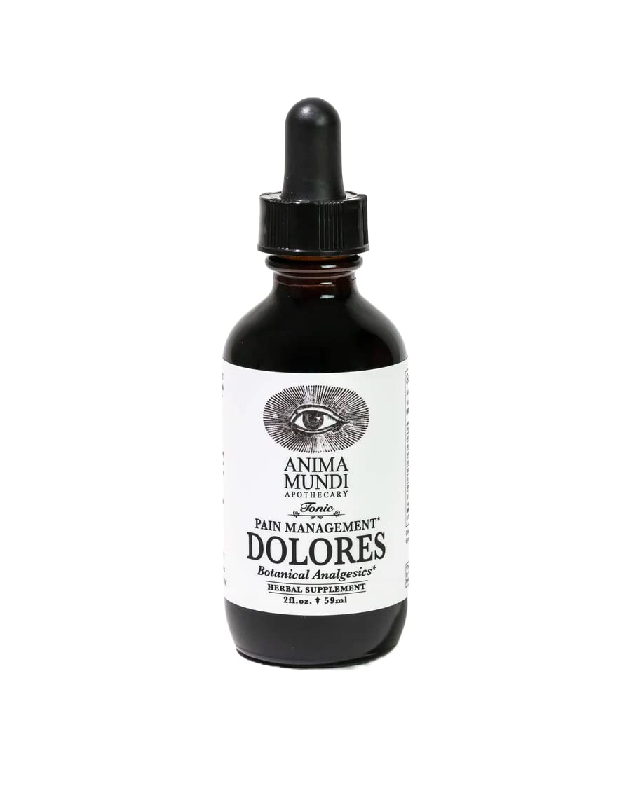 Anima Mundi Apothecary Dolores Tonic - Herbal Pain Management Supplement - Liquid Drops for Pain Management Support (2oz / 59ml) - Maple Wellness Supplements