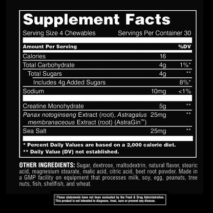 Animal Creatine Chews Tablets - Enhanced Creatine Monohydrate with AstraGin - Maple Wellness Supplements