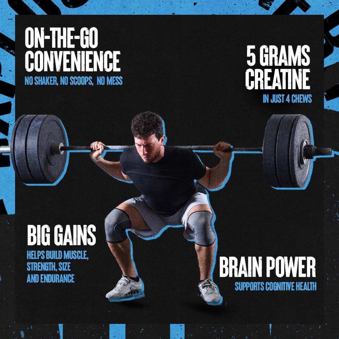 Animal Creatine Chews Tablets - Enhanced Creatine Monohydrate with AstraGin to Improve - Maple Wellness Supplements
