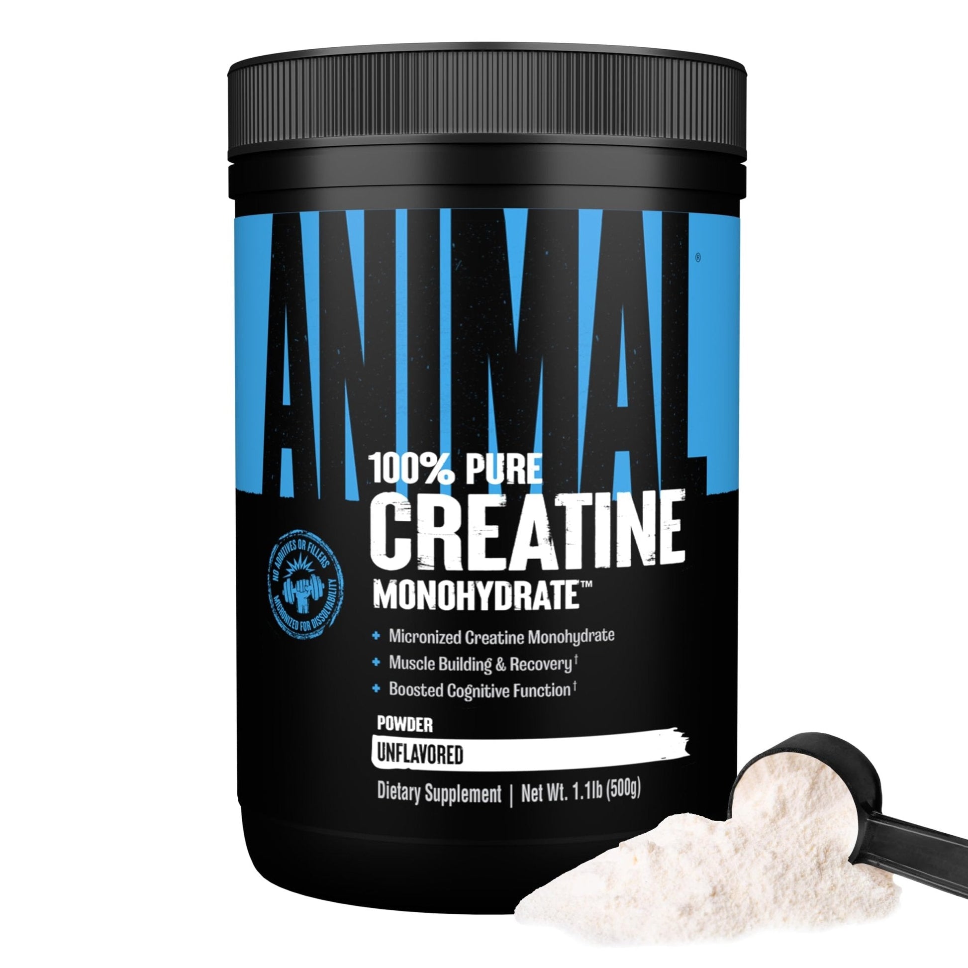 Animal Creatine Monohydrate Powder - Micronized Creatine for Women and Men, Supports Muscle Growth, Strength, Endurance, Recovery and ATP Production, - Maple Wellness Supplements