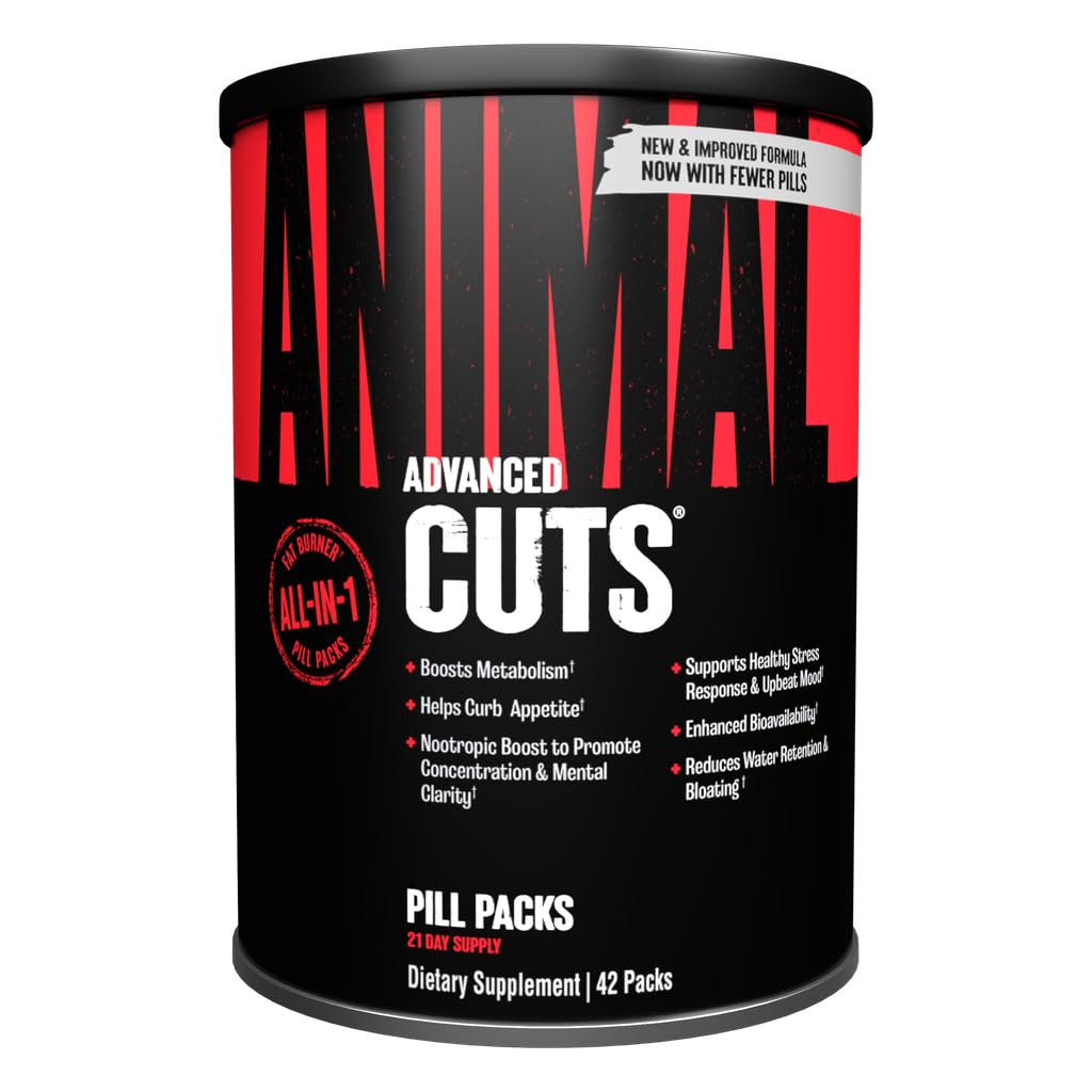 Animal Cuts Thermogenic Fat Burner - Weight Loss Pills for Women and Men for Metabolism - Maple Wellness Supplements