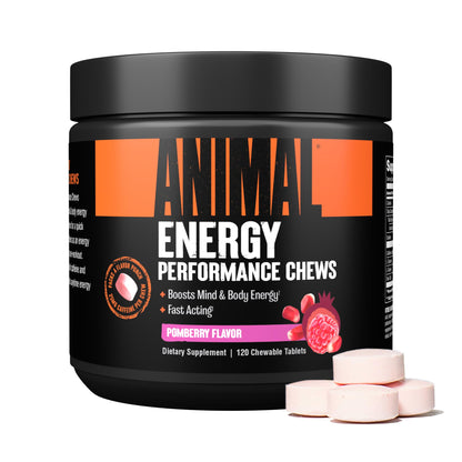 Animal Energy Chews, Fast Acting Energy with Caffeine, Nootropics and Sea Salt - Maple Wellness Supplements