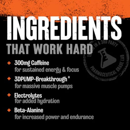 Animal Primal Muscle Hydration + Preworkout Powder – Contains Beta Alanine, 3DPump - Maple Wellness Supplements