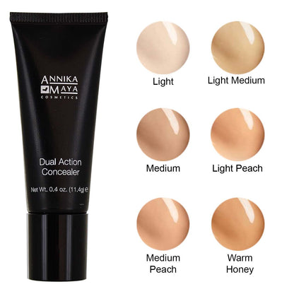 Annika Maya Dual Action Undereye Concealer for Neutralizing Dark Circles (Light) - Maple Wellness Supplements