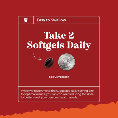 Antarctic Krill Oil 2000mg Softgels Per Serving - Omega 3 Krill Oil Supplement - Maple Wellness Supplements
