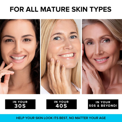 Anti-Aging Face Moisturizer with Retinol, Collagen & Hyaluronic Acid - Made in USA - Maple Wellness Supplements