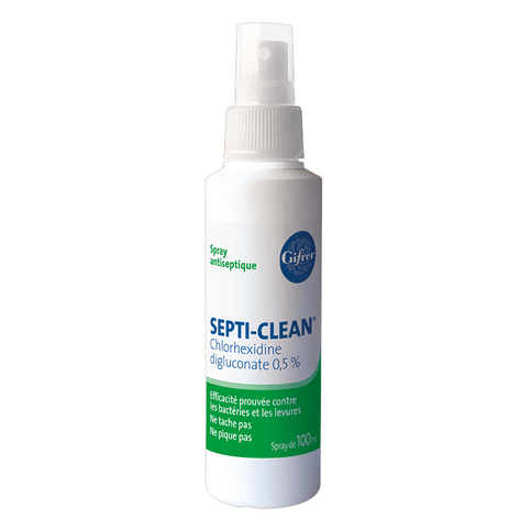 Antiseptic spray SEPTI-CLEAN Chlorhexidine digluconate 0.5% GIFRER - Maple Wellness Supplements