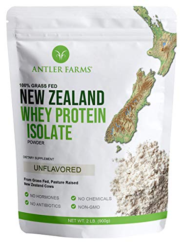 Antler Farms - 100% Grass Fed New Zealand Whey Protein Isolate, Unflavored, 30 Servings - Maple Wellness Supplements