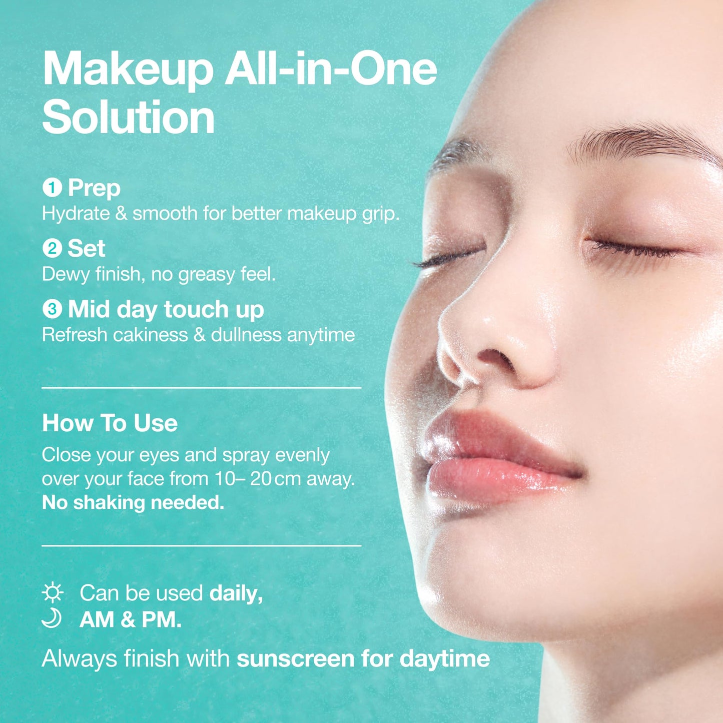 ANUA PDRN Collagen Glow Facial Serum Spray, Hydrating Face Mist, Hyaluronic Acid - Maple Wellness Supplements