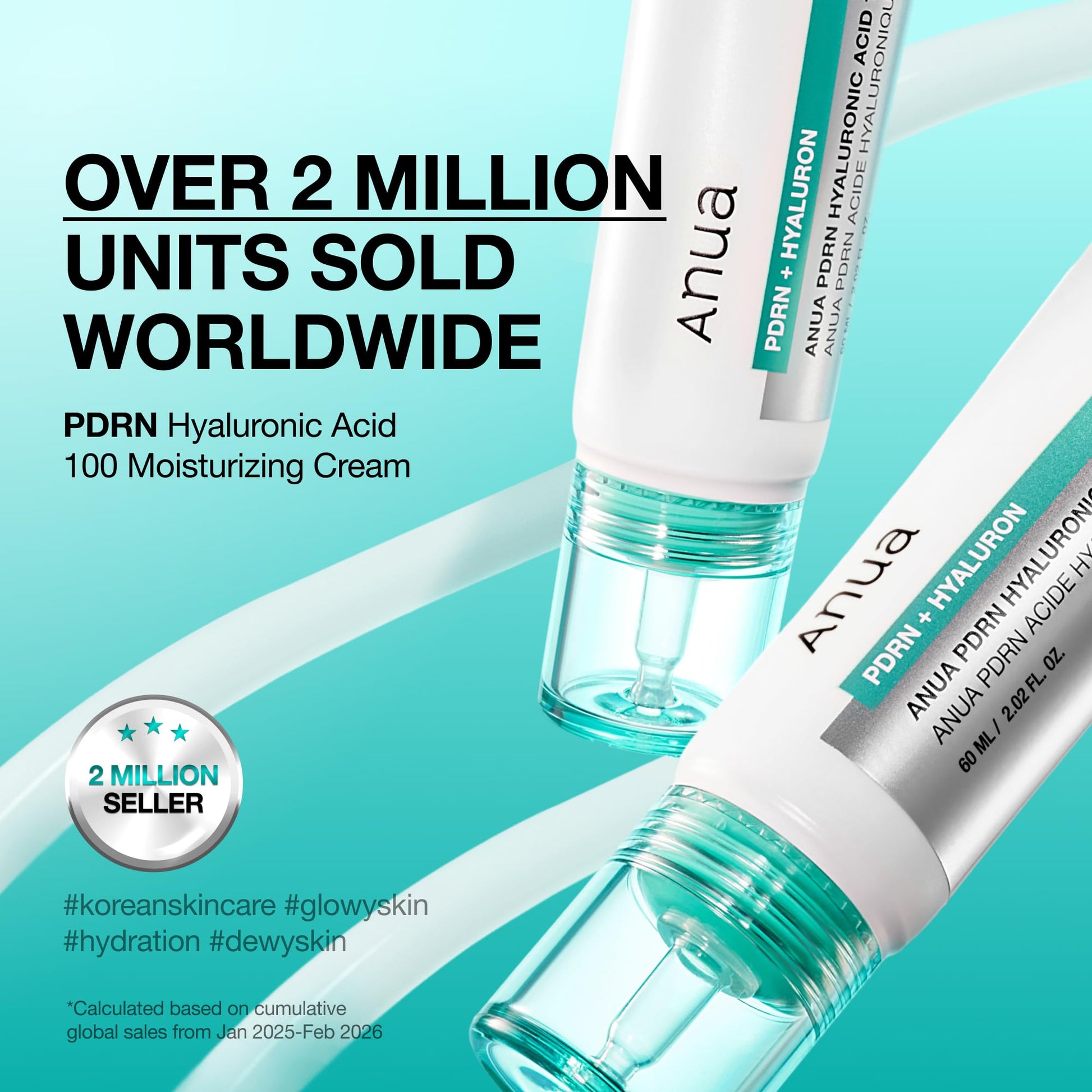 Anua PDRN Hyaluronic Acid 100 Moisturizing Cream, Lightweight, Non-Greasy Hydrating Face Moisturizer with Salmon DNA - Maple Wellness Supplements